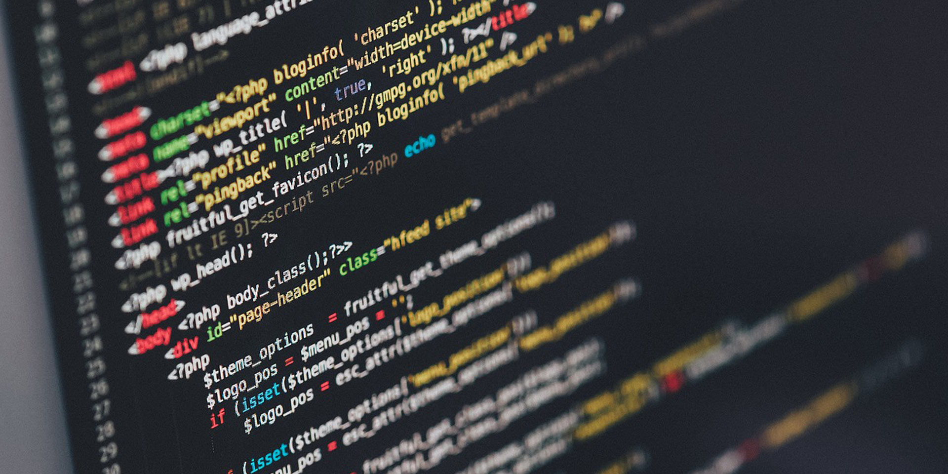 Code on a developer's screen